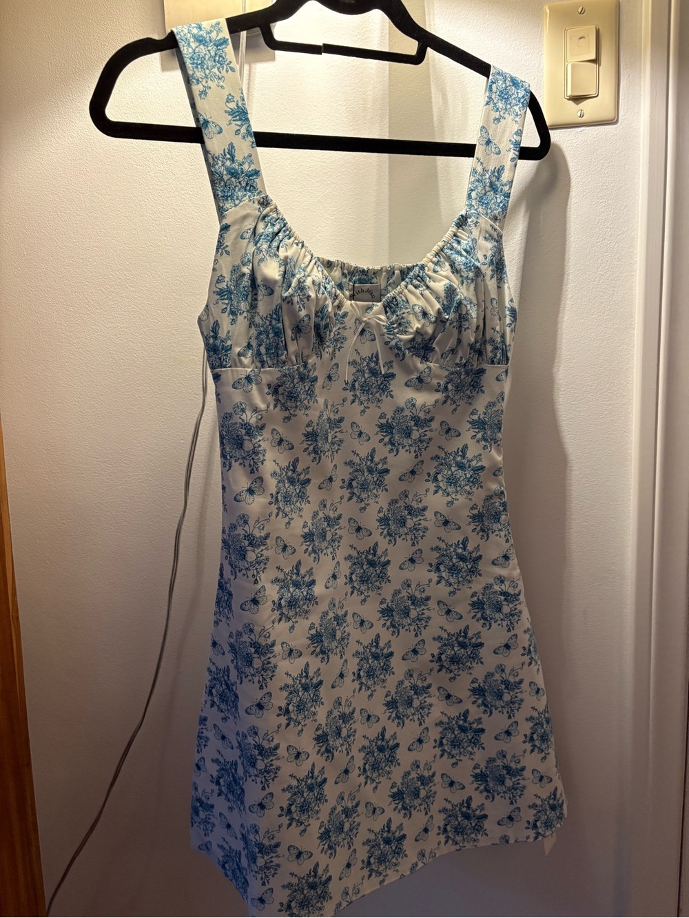 With Jean Cher Mini Dress Blue - Picture 4 of 5